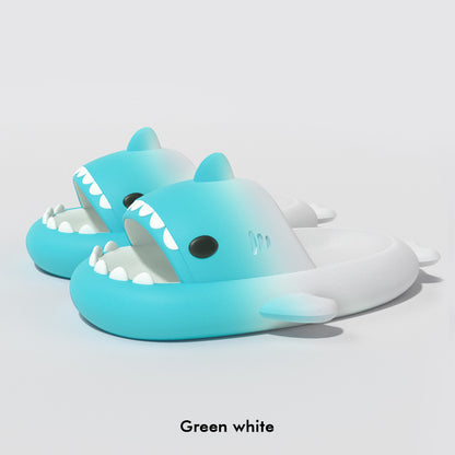 Gradient Shark Slippers Men's Home Bathroom Non-slip